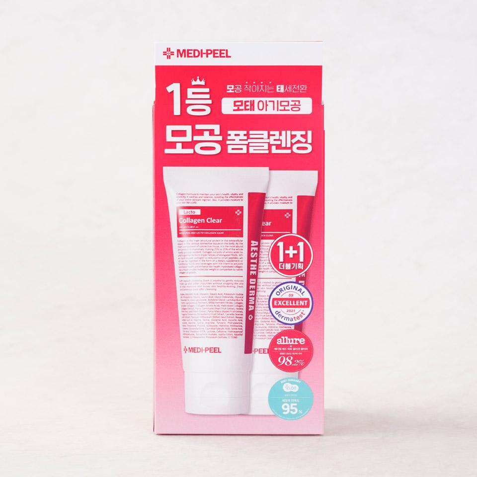 메디필 레드 락토 콜라겐 클리어 폼클렌징  100ml*2ea