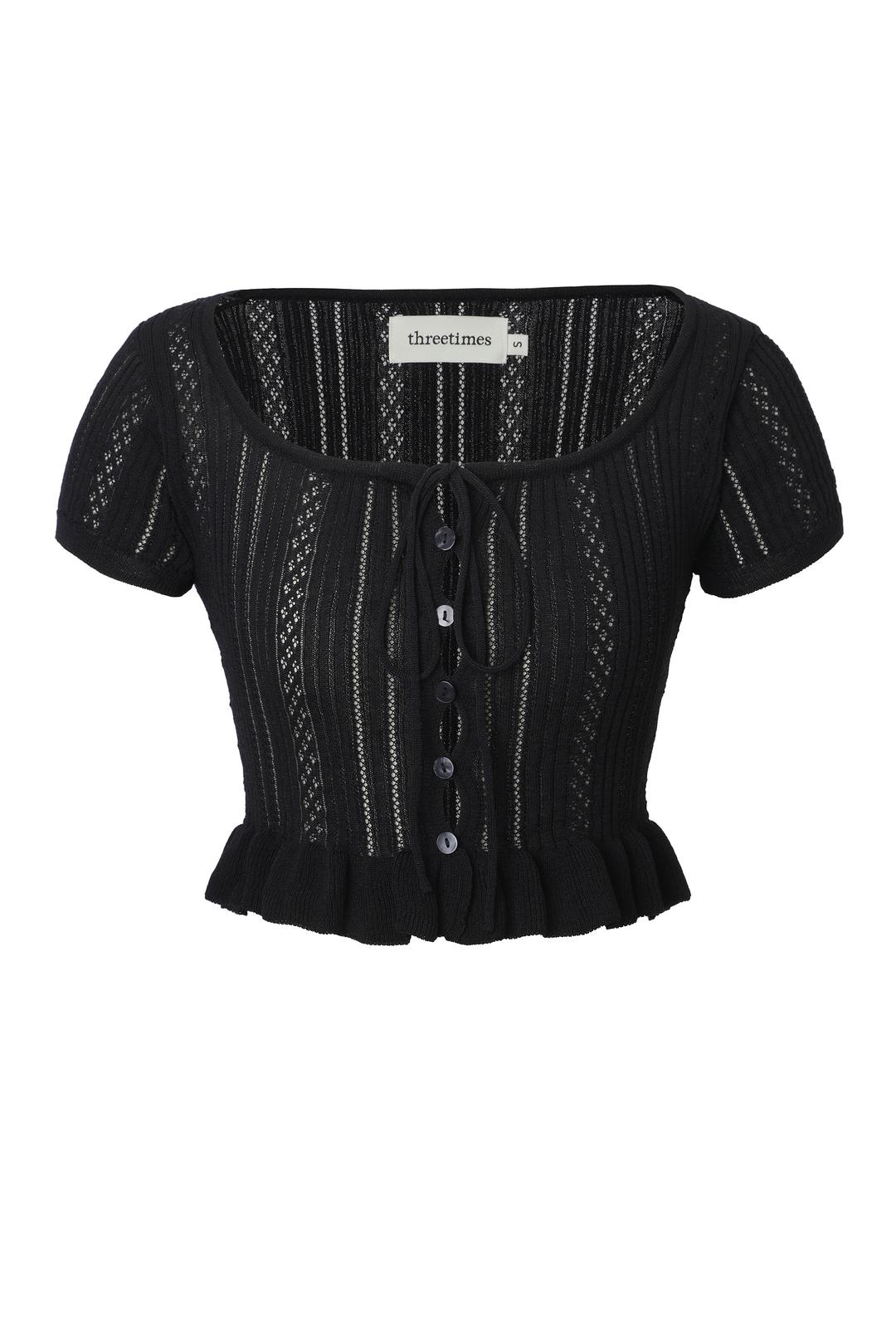 Iris cardigan short sleeve