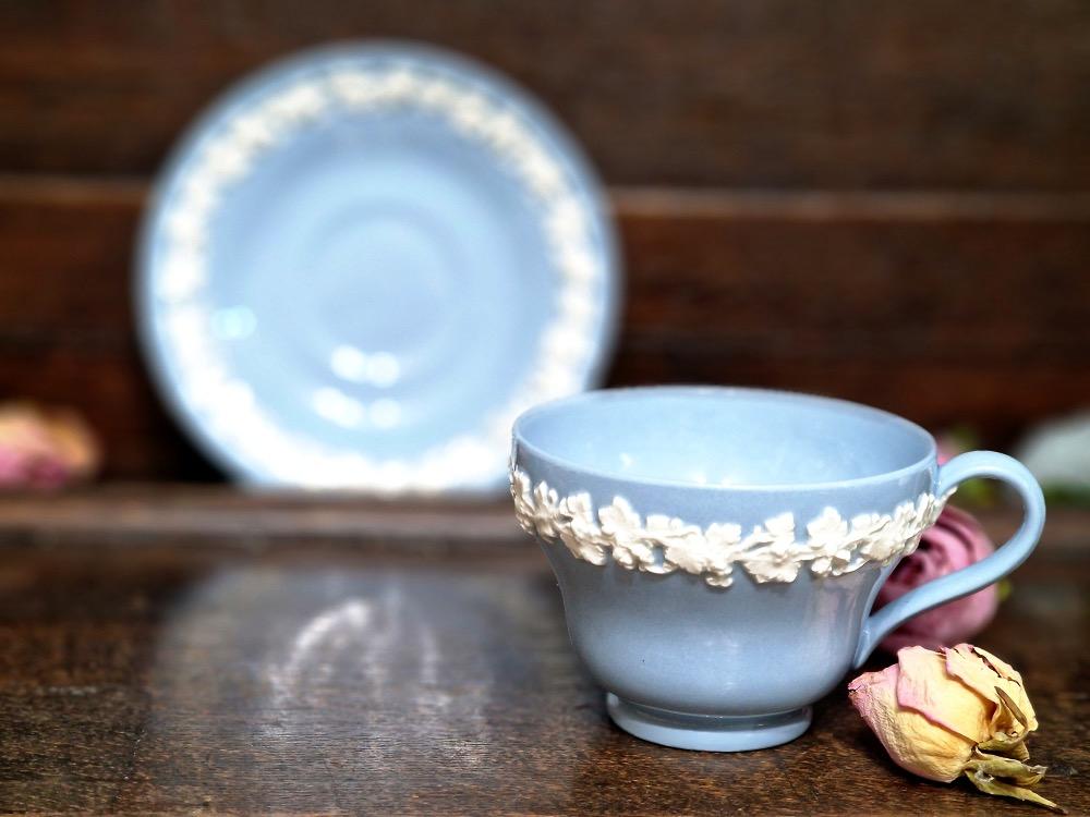 영국앤틱 찻잔 웨지우드 퀸즈웨어 Wedgwood Queensware  듀오