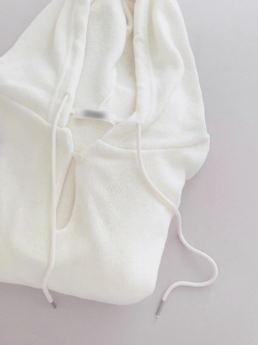 러체 Lemon wool hood knit 레몬 울 소프트 후드 니트