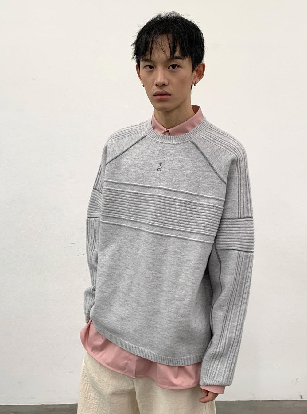 [ARCH by Roaringwild] Color Block Wool Sweater (3color)