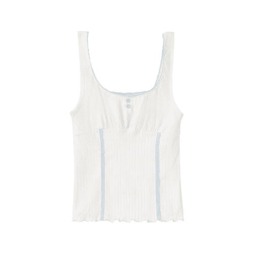 (basic) plum top - white