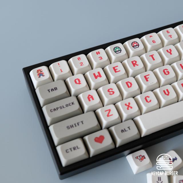 마리오 키캡 XDA 123키 PBT 염료승화
