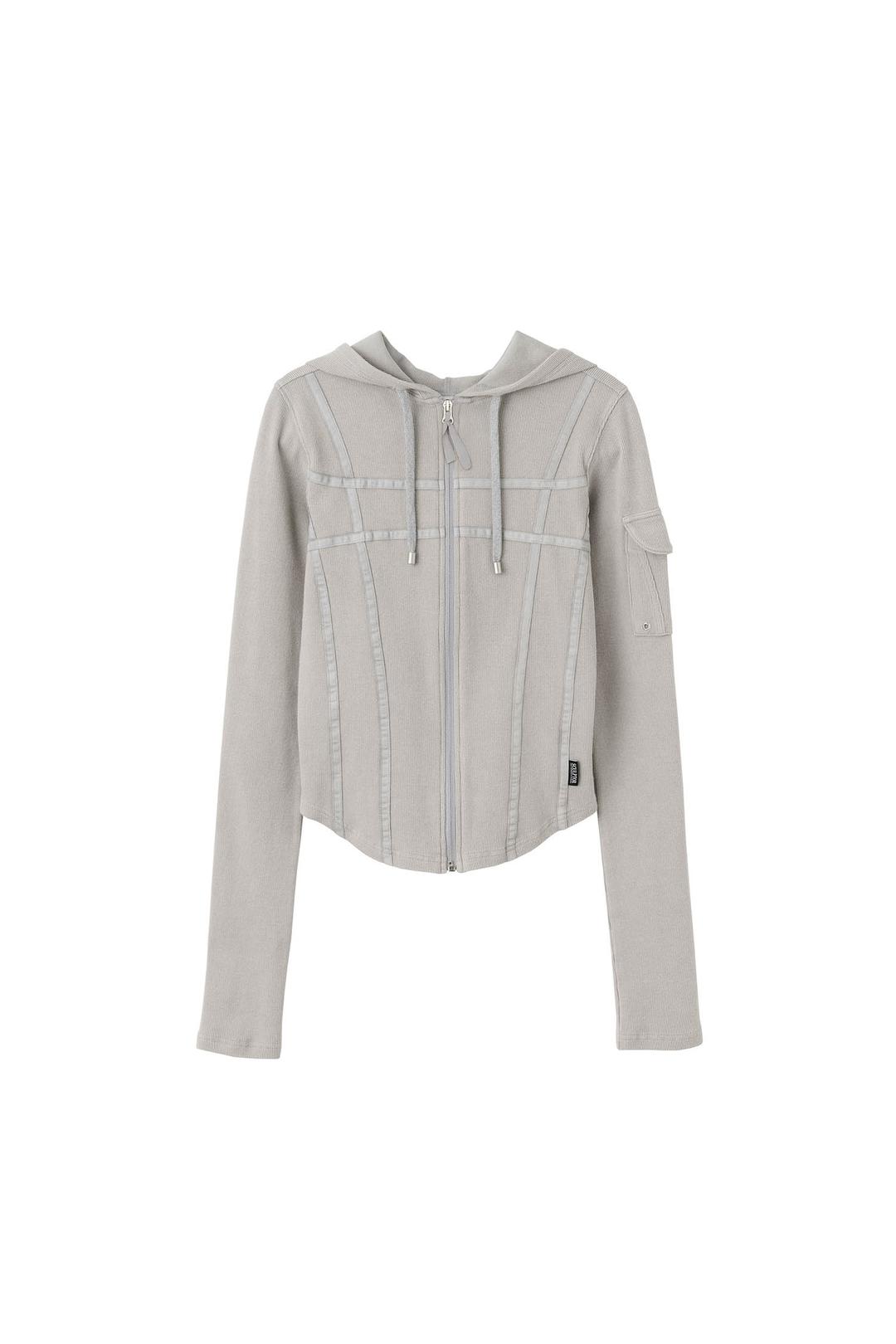 Washed Bondage Hoodie Washed Gray
