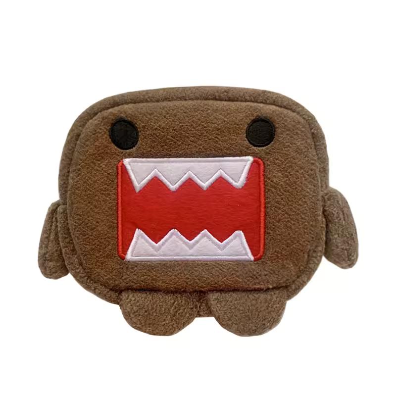 Domo Kun 플러시 멀티 보관 가방 메이크업 주최자 파우치 Kawaii 귀여운 동전 지갑 지갑 화장품 가방 뷰티 화장대 케이스