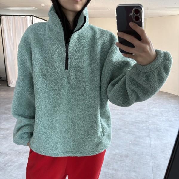 플리스 풀오버 TOP