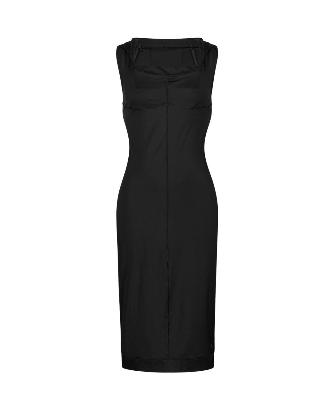 Flatseam Halter Midi Dress / Black