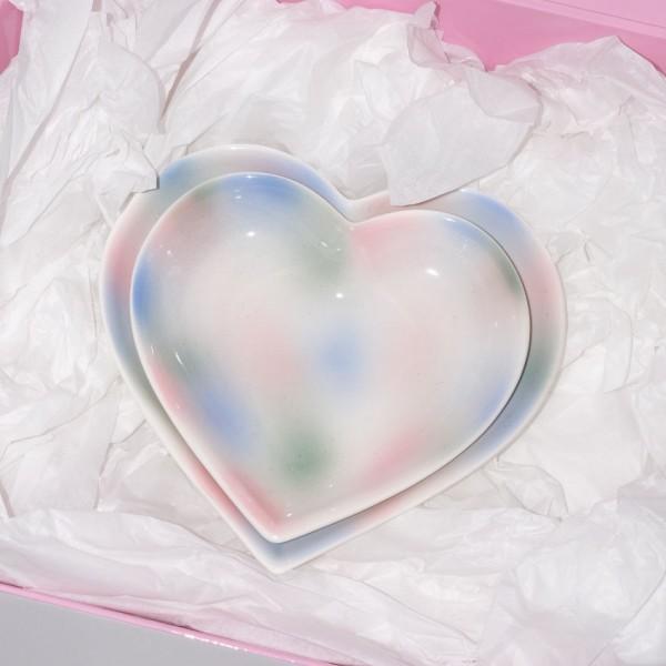 gredient heart plate