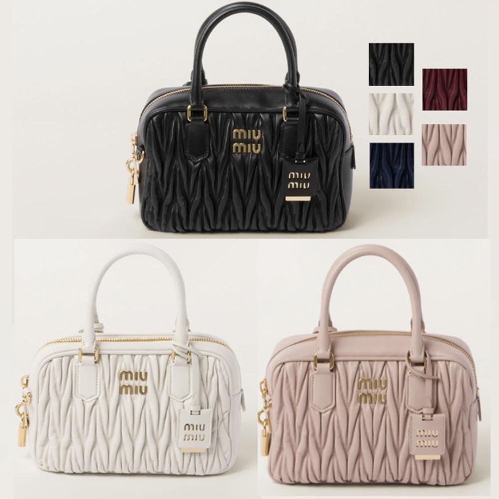 미우미우 아르카디 마테라쎄 미디움 탑핸들 토트백 ARCADIE 크로스백 5BB124N88