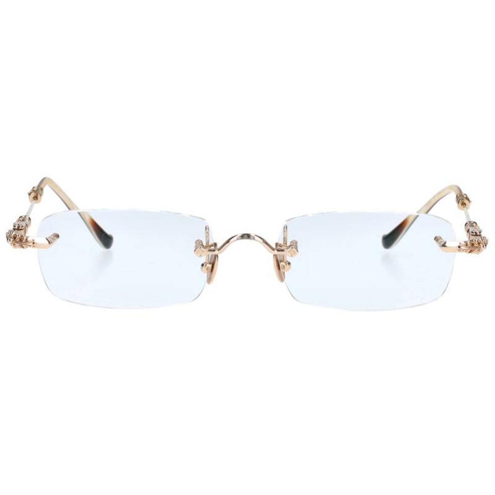 정품 크롬하츠 메탈 금테 투명 무테 선글라스 PILLS III 재고한개 바로배송 [관부가세포함]