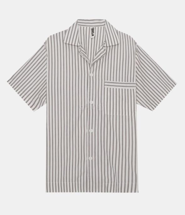 Poplin Pajamas Short Sleeve Shirt (SWE HS)