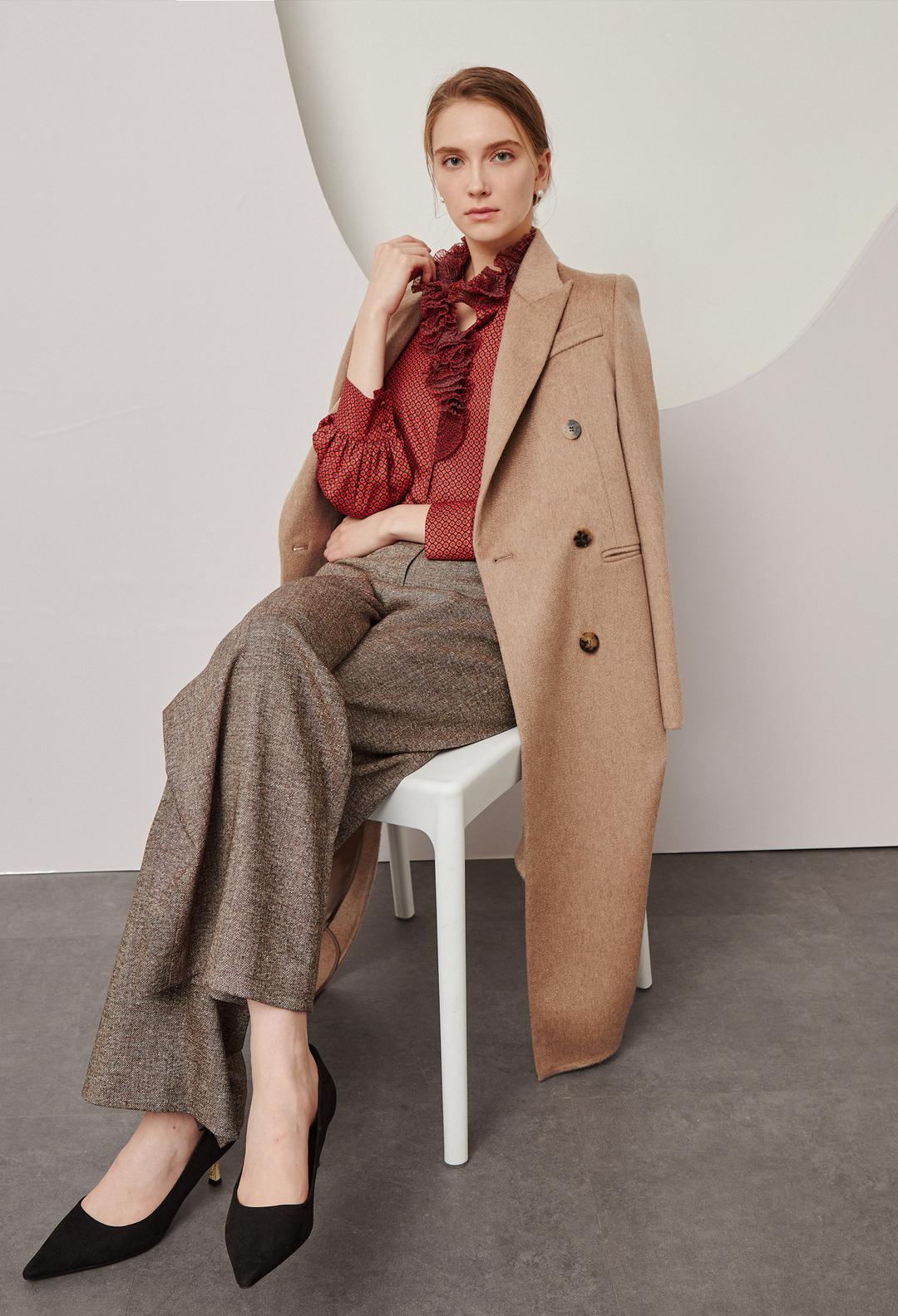 캐시미어 지벨리나또 롱 코트 (BEIGE)