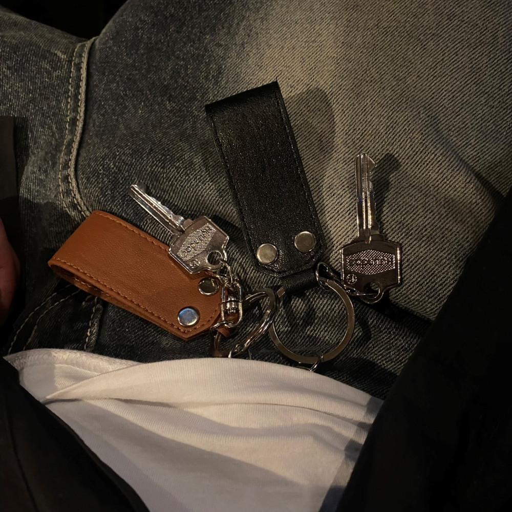 Luce leather key ring 남자키링 바지키링 벨트고리 가죽키홀더