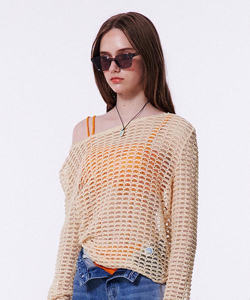 썸머 네트 니트 [아이보리]