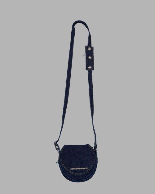 WASHED DENIM MINIBAG (DARK NAVY)