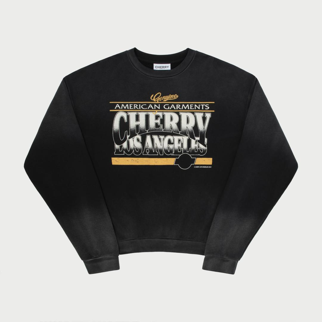 American Garments Crewneck (Vintage Black) - M