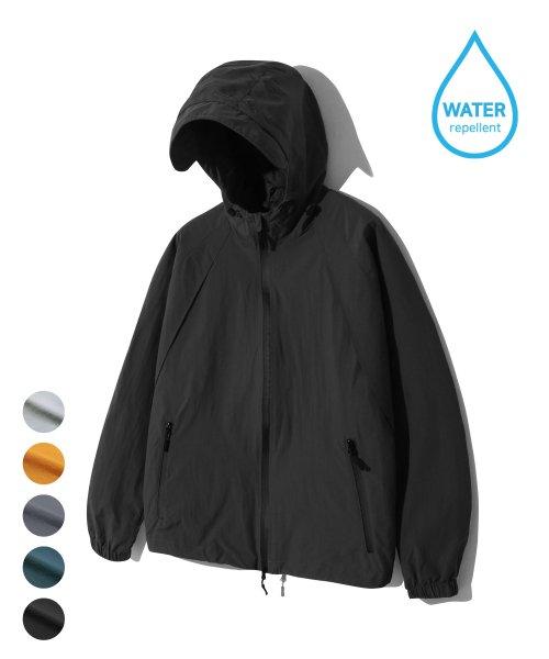 디비전 나일론 후드 집업 윈드브레이커 자켓 (BLACK)