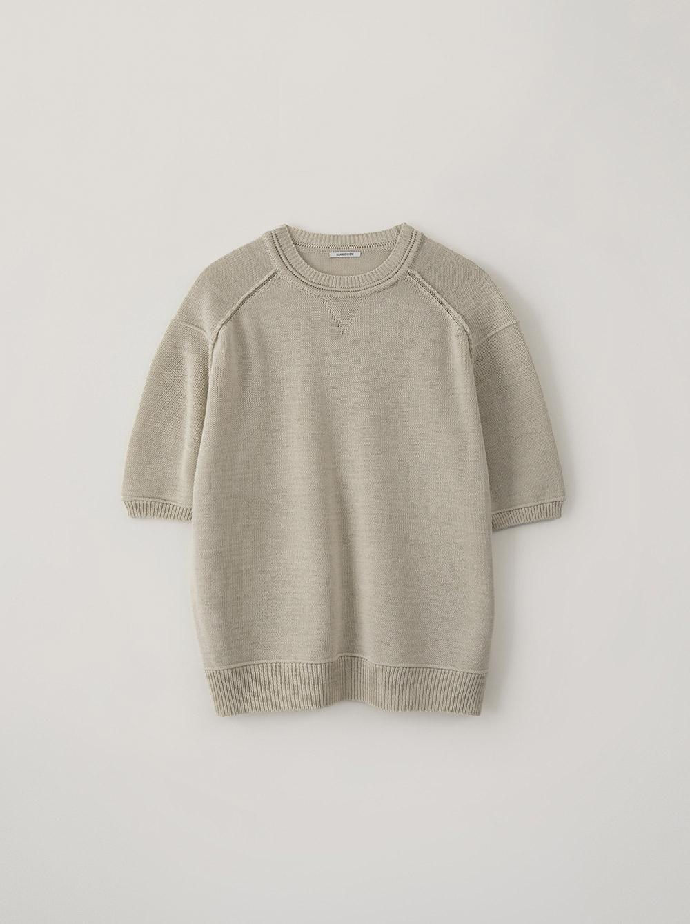 GYM HALF KNIT_NATURAL