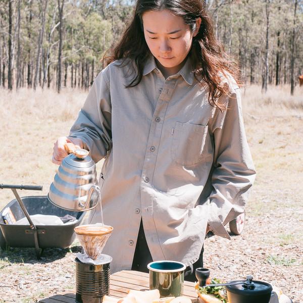 [롯지] 구다이(G'day) 셔츠 샌드베이지 (남녀공용)