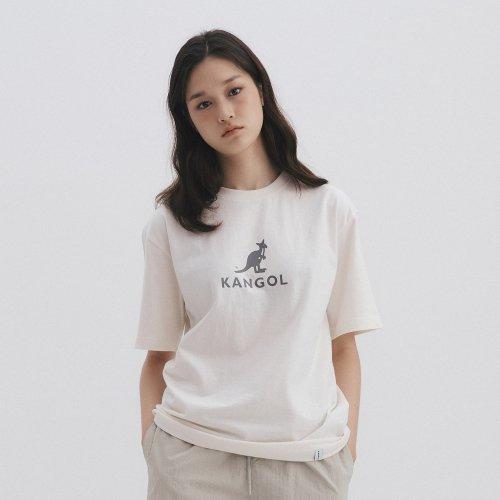 심볼 오버사이즈 티셔츠 2698 화이트