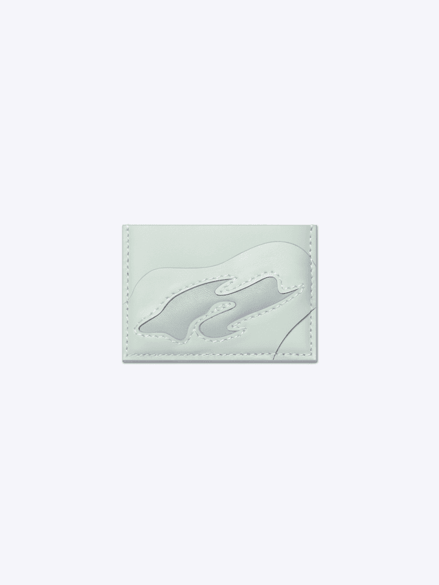 [冬,動花] DONG-HWA Card Wallet | Pale Green&Blue