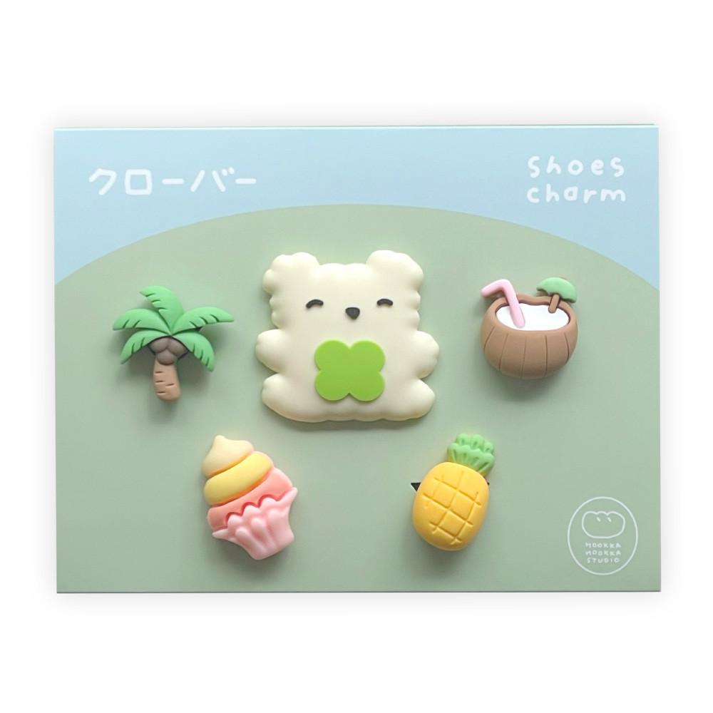 [후카후카스튜디오] 클로버 무우우 슈즈참 세트