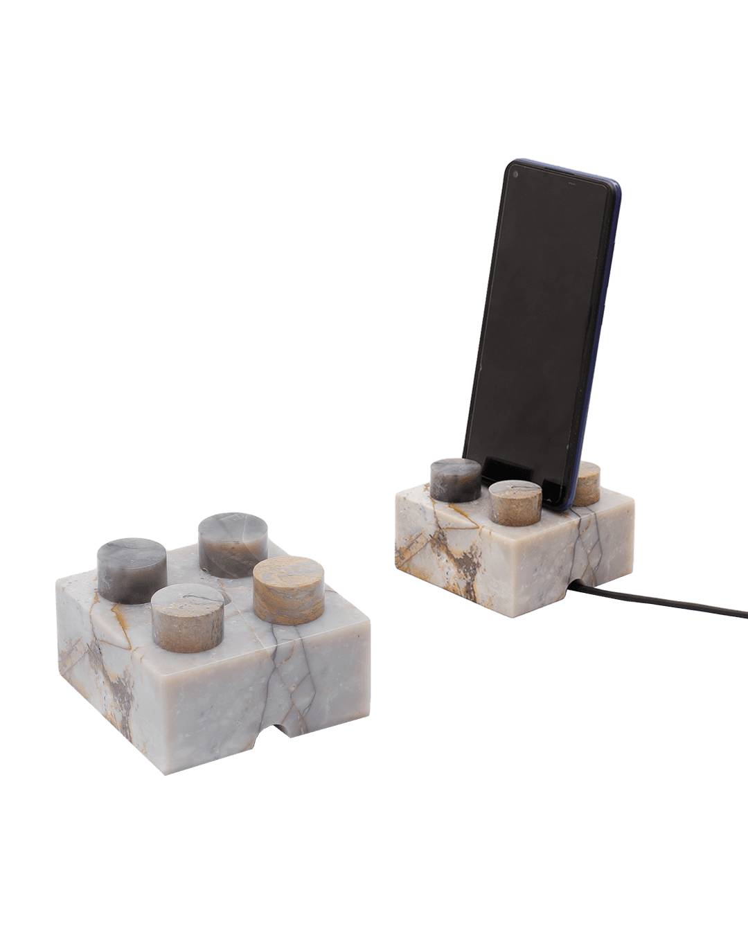 Gemstone Brick Phone Stand