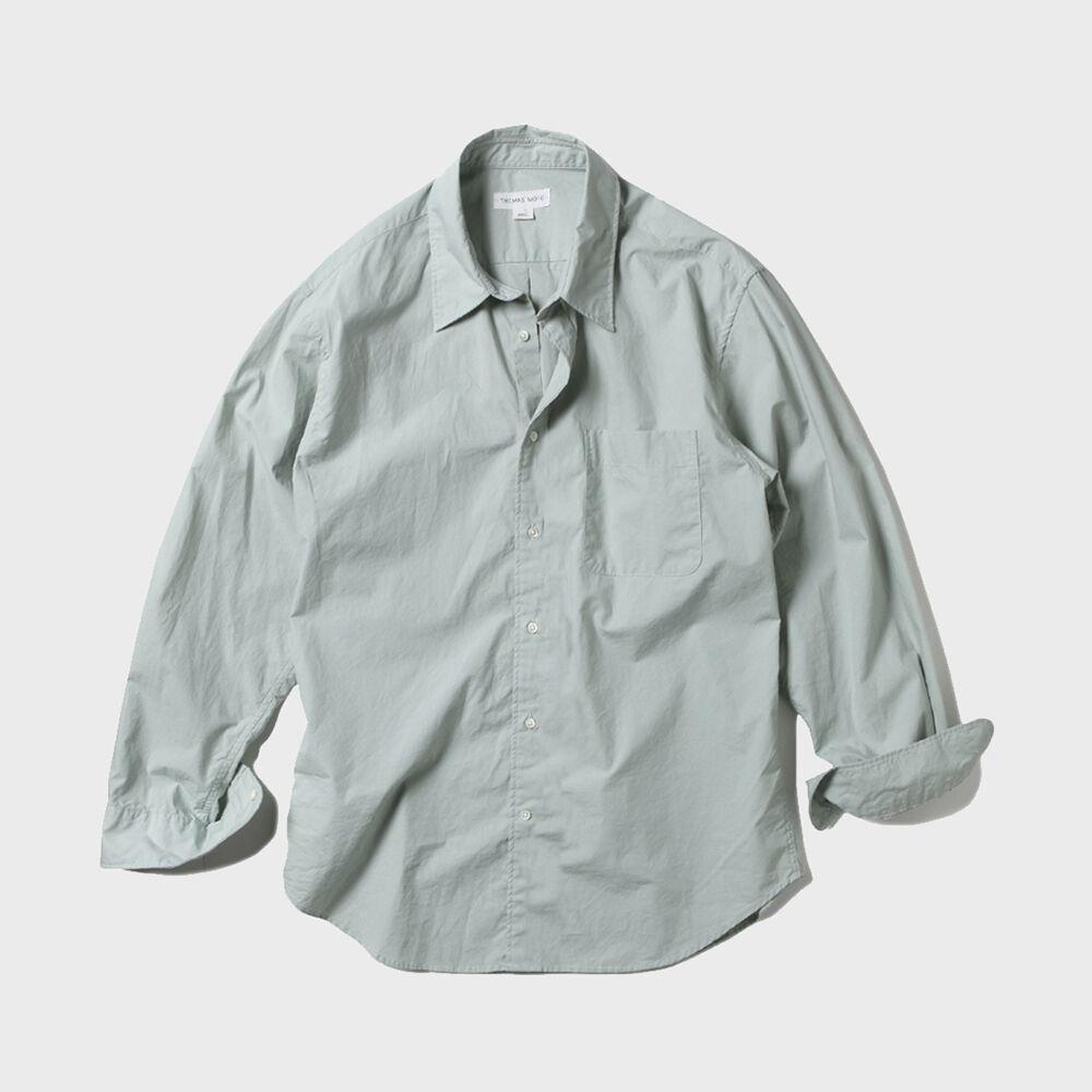 TE5-SH07 페이퍼셔츠-민트그레이