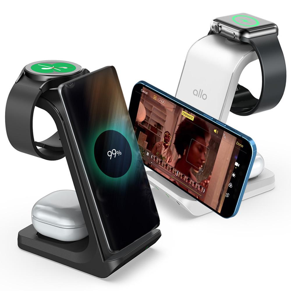 3in1 멀티 고속 무선충전기 UC320W 애플워치 갤럭시워치 아이폰 에어팟 버즈 호환