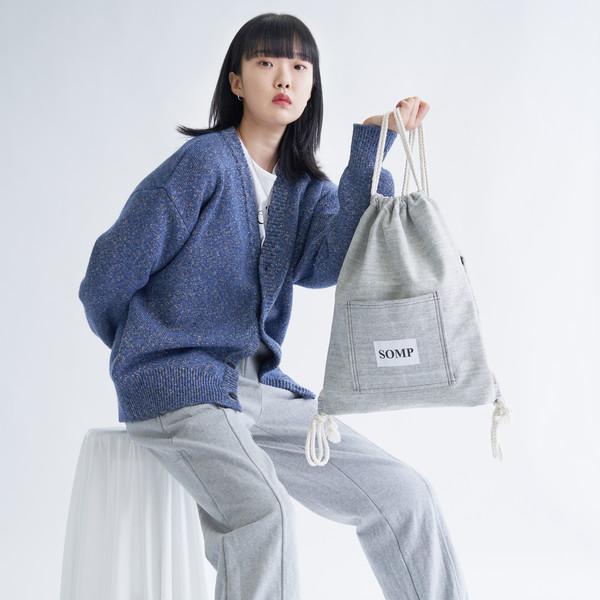 White denim multi bag