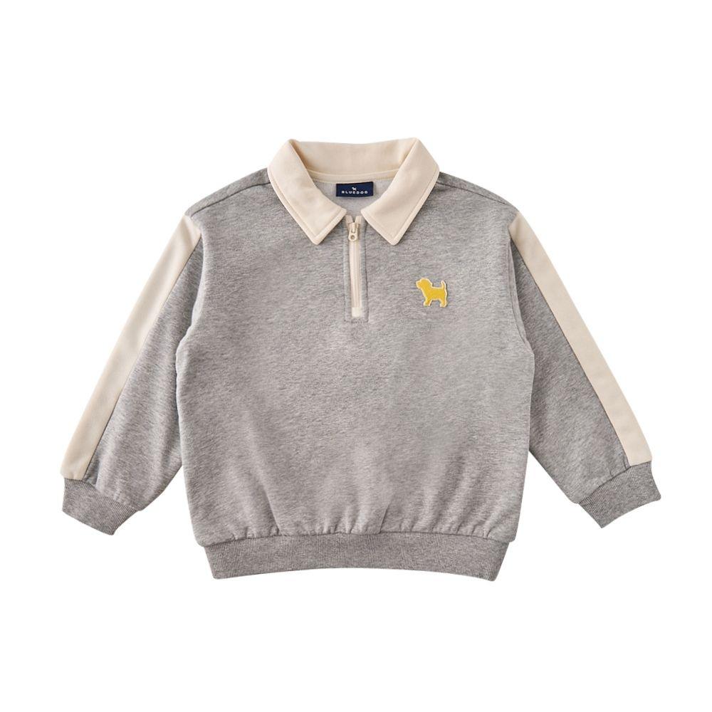 (블루독 25신상50할인/부드러운 면소재)여아 오픈카라T / 남아 반집업 맨투맨