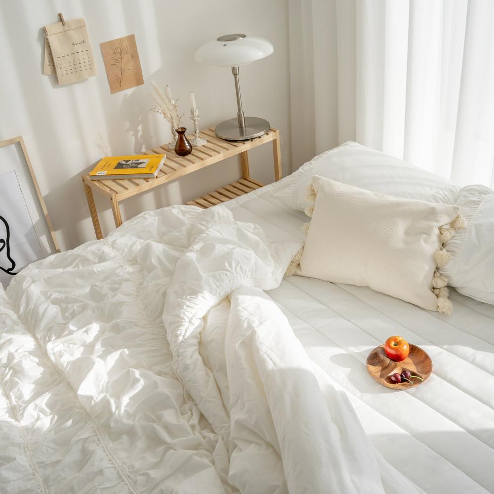 에어룸 오가닉 코튼100 드레스 침구풀세트 (4컬러)