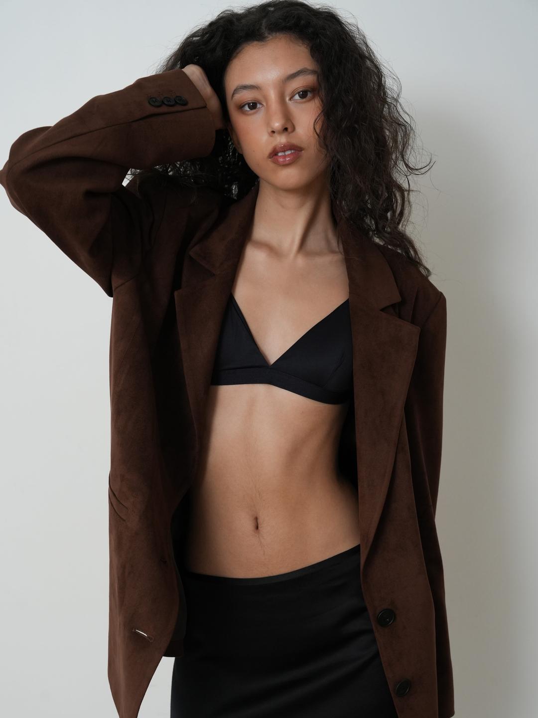 CLASSIC SUEDE JACKET_BROWN