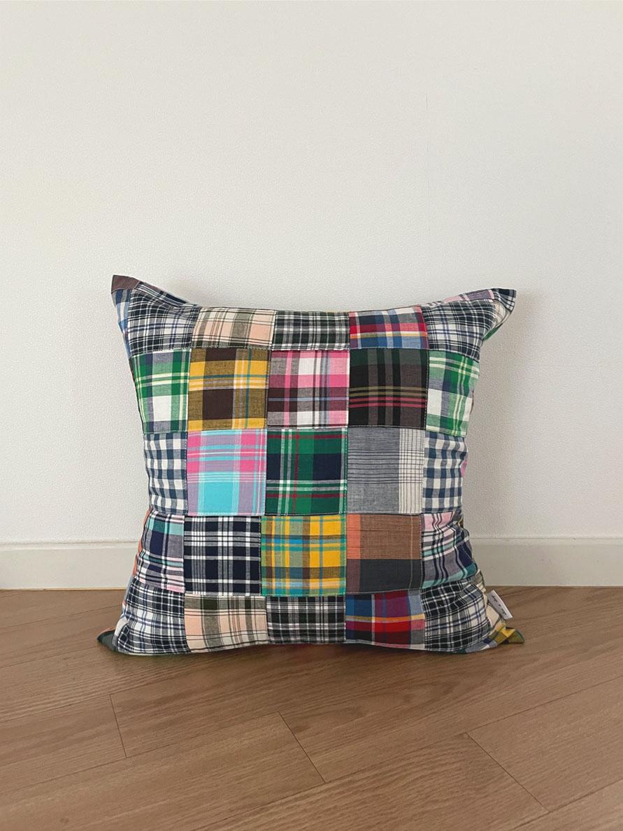 Patchwork Cushion 45x45 (cm) / Yellow