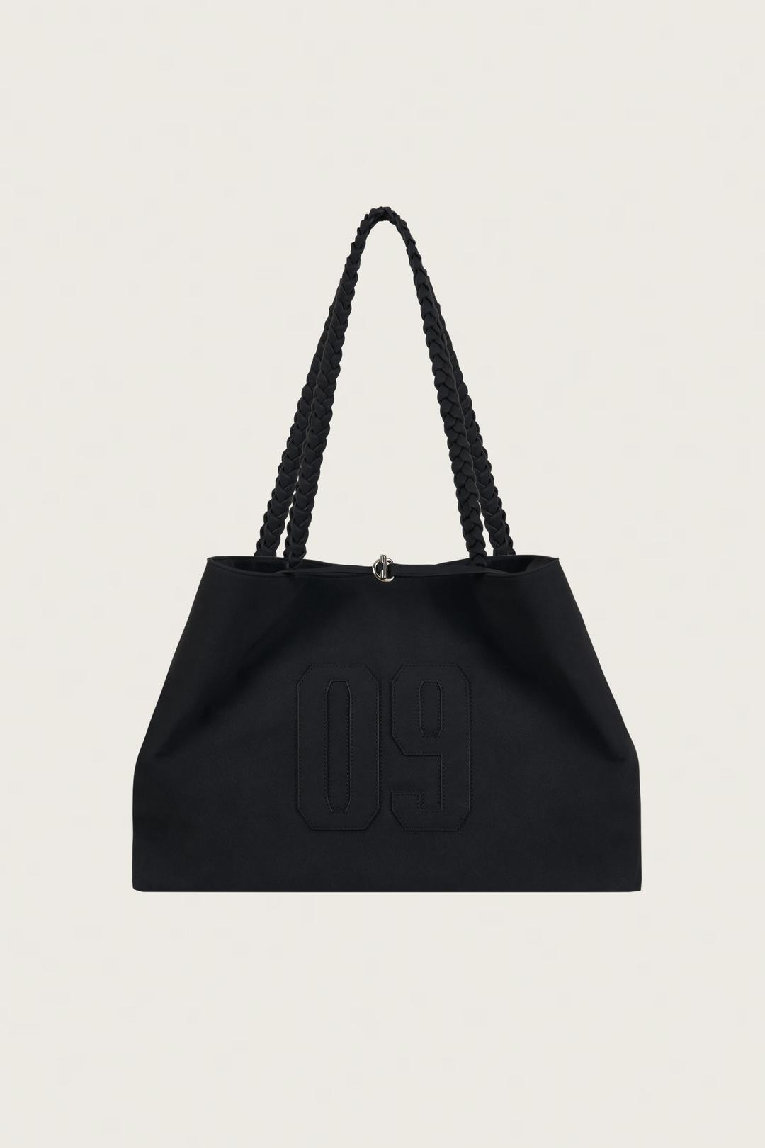 09 Numbering Suede Bag, Black