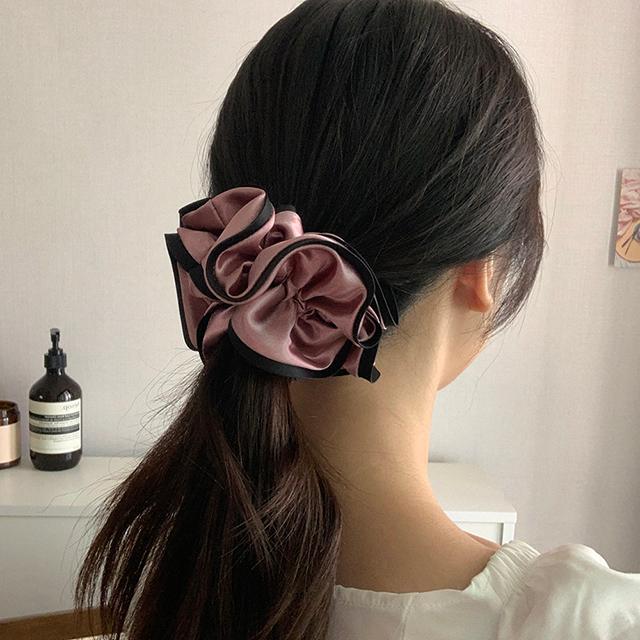 라인 왕 곱창밴드 머리끈 헤어 슈슈 머리끈 스크런치