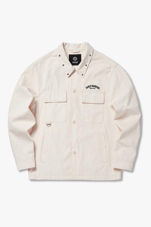 라이더 프린팅 셔츠 크림_크림 HH15310001