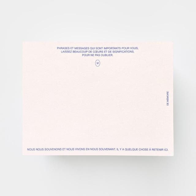 Memopad, Pale Pink