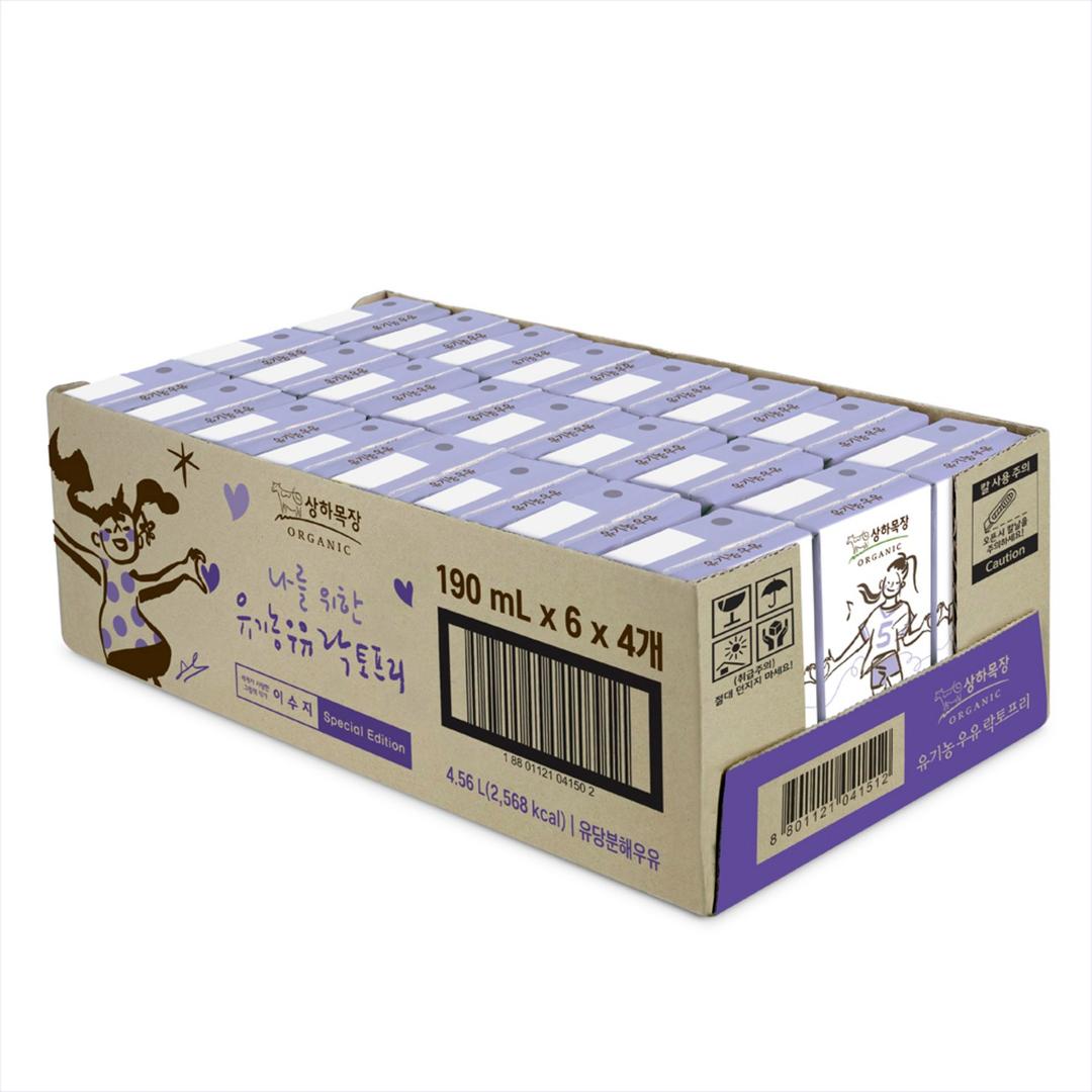 상하목장 락토프리 멸균우유, 190ml, 24개 - 우유 | 쿠팡