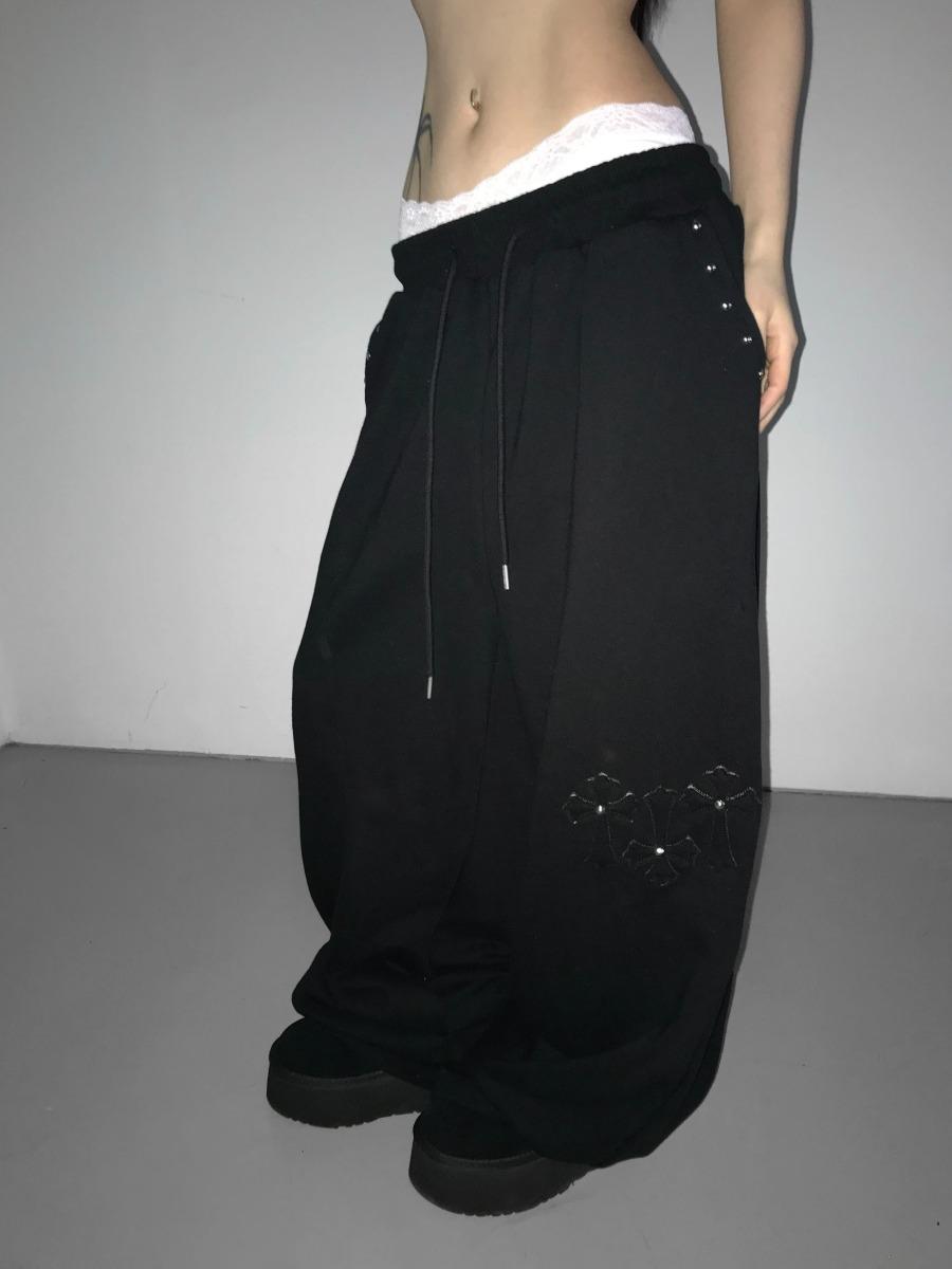 디에어타운 ginza chrom loose wide pt(2 color)