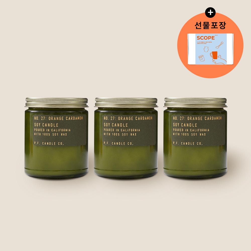 [피에프캔들] 그린볼트 캔들 7.2oz 3P세트 (3종)