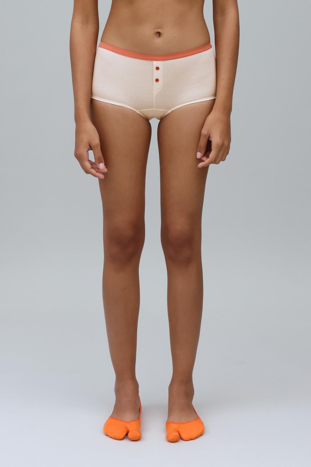 Stella Cotton Boyshorts - Pumpkin