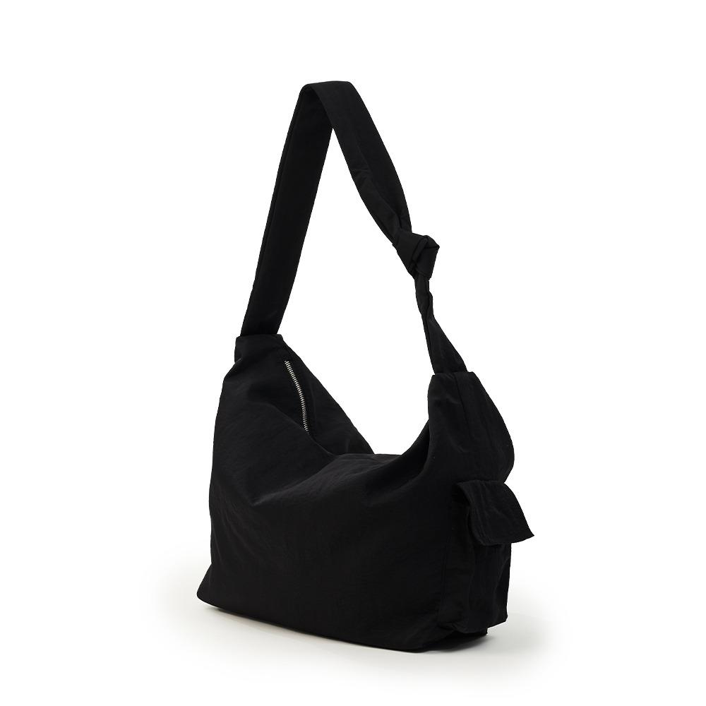 미니멀 포켓 숄더백 [BLACK]