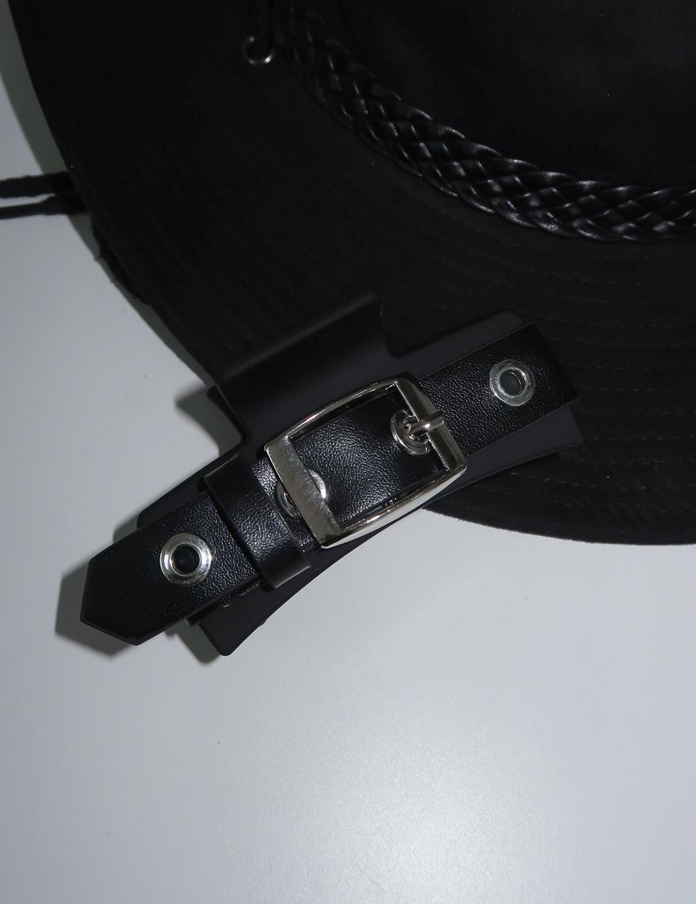 위위미유 BLACK BELTED HAIR CLOW / 블랙 벨트 헤어 클로