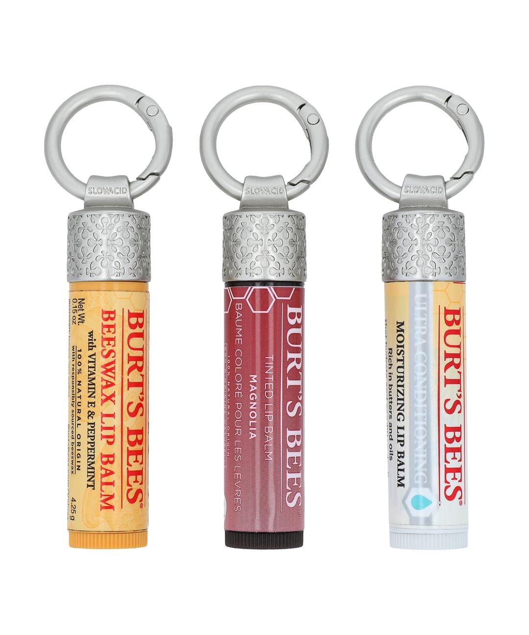 LIP BALM KEYRING [SILVER]