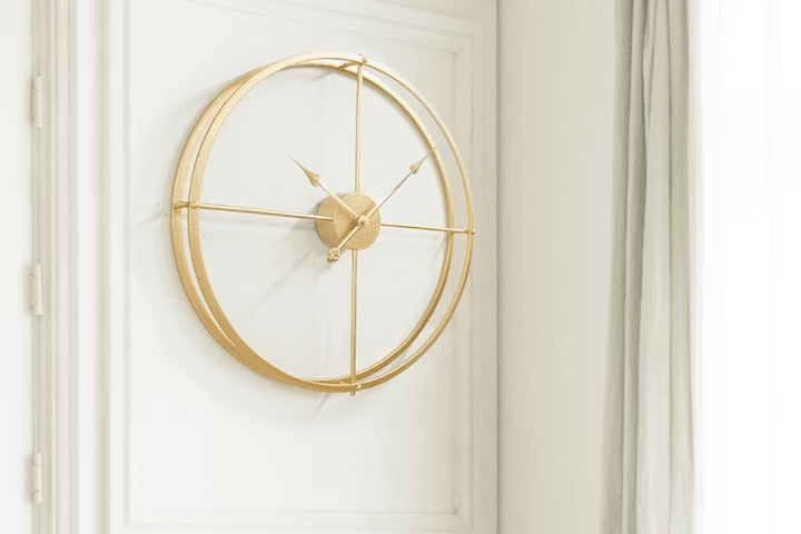 루멘 벽시계 40cm 엔틱 아날로그 대형 고급 거실 벽걸이 시계 2colors