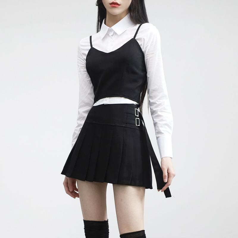 셀른 크롭 뷔스티에 탑