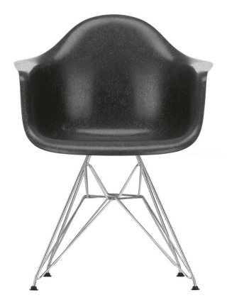 임스 파이버글래스 암체어 DAR / Chrome Base , Elephant Hide Grey, VITRA