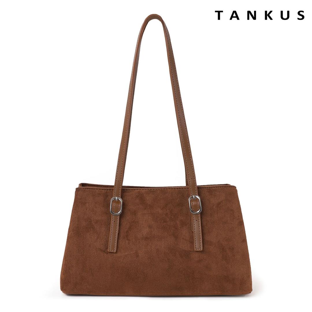 데일리 스웨이드 벨트 숄더백 (TX3AH007L0)