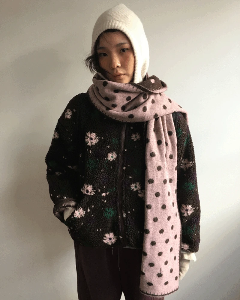 [오늘출발]휩크림 도트 머플러 (3color) *전 컬러 당일 발송 가능!